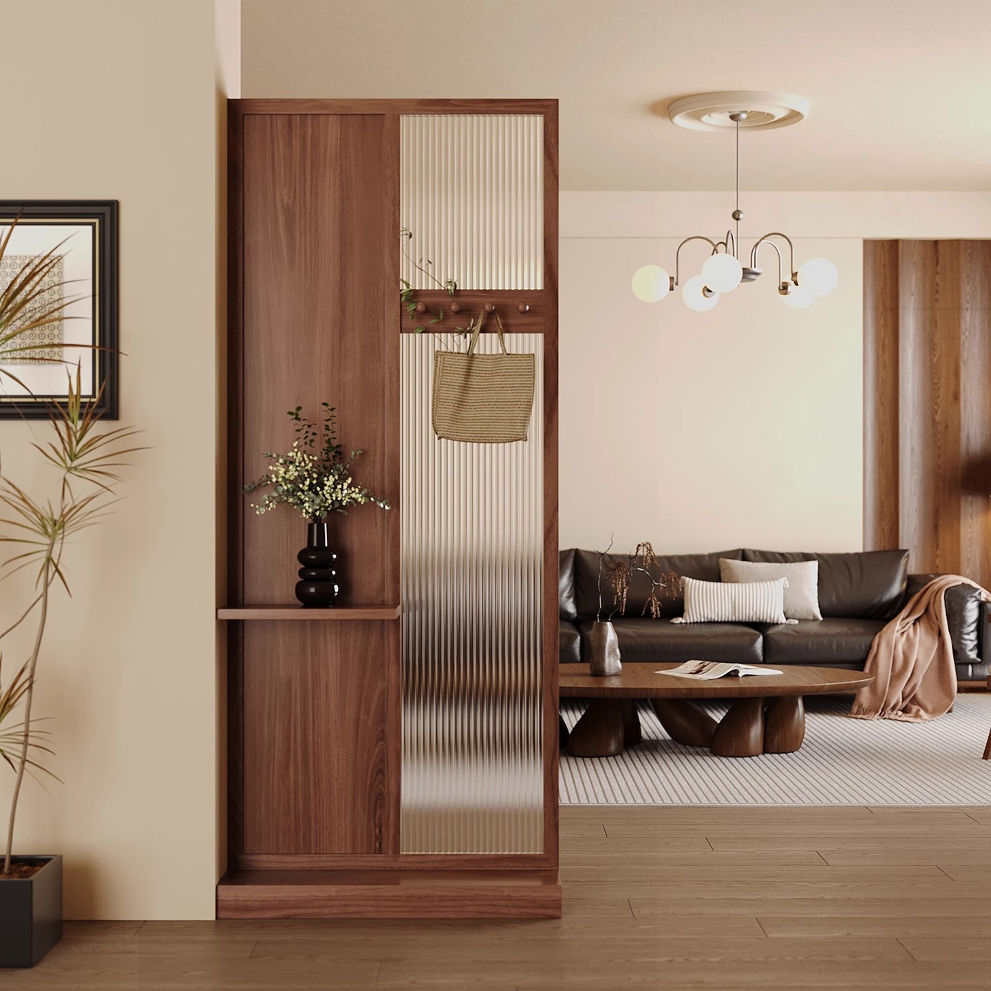 Shoji Screen Divider - Divisória de Madeira Maciça Chinesa para