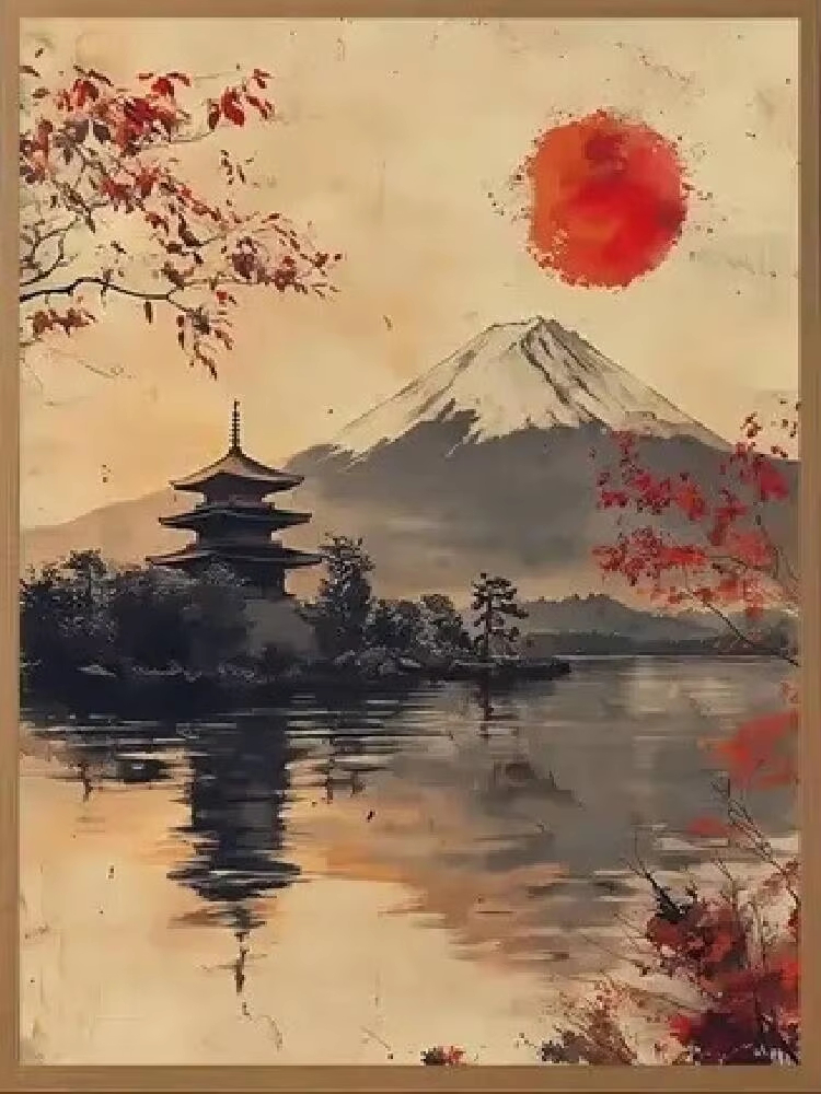 Japanese Lifestyle Game - Pintura a óleo por números, estilo