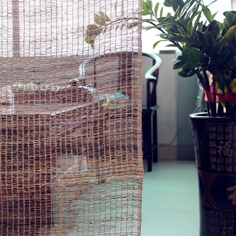 Shoji Screen Divider - Tecido de Cortina de Ramie Artesanal