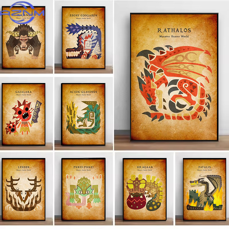 Japanese Lifestyle Game - AZNM Pintura em Tela Vintage Animada