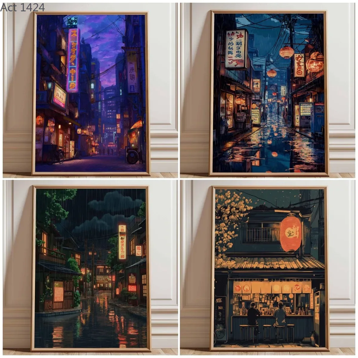 Pôster Neon Tokyo Street, Arte - Japanese Tokyo Lifestyle avaliação e preço
