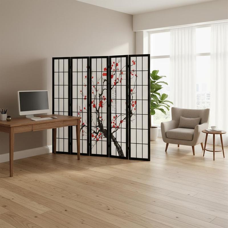 Divisória Japonesa Shoji de 6  - Shoji Screen Divider avaliação e preço