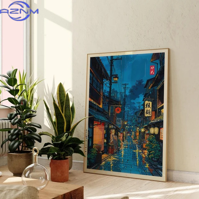 AZNM Impressão em Tela de Dese - Japanese Tokyo Lifestyle avaliação e preço
