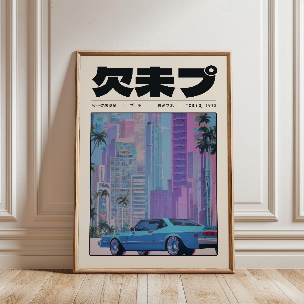 Pôsteres Retrô de Cultura Pop  - Japanese Tokyo Lifestyle avaliação e preço