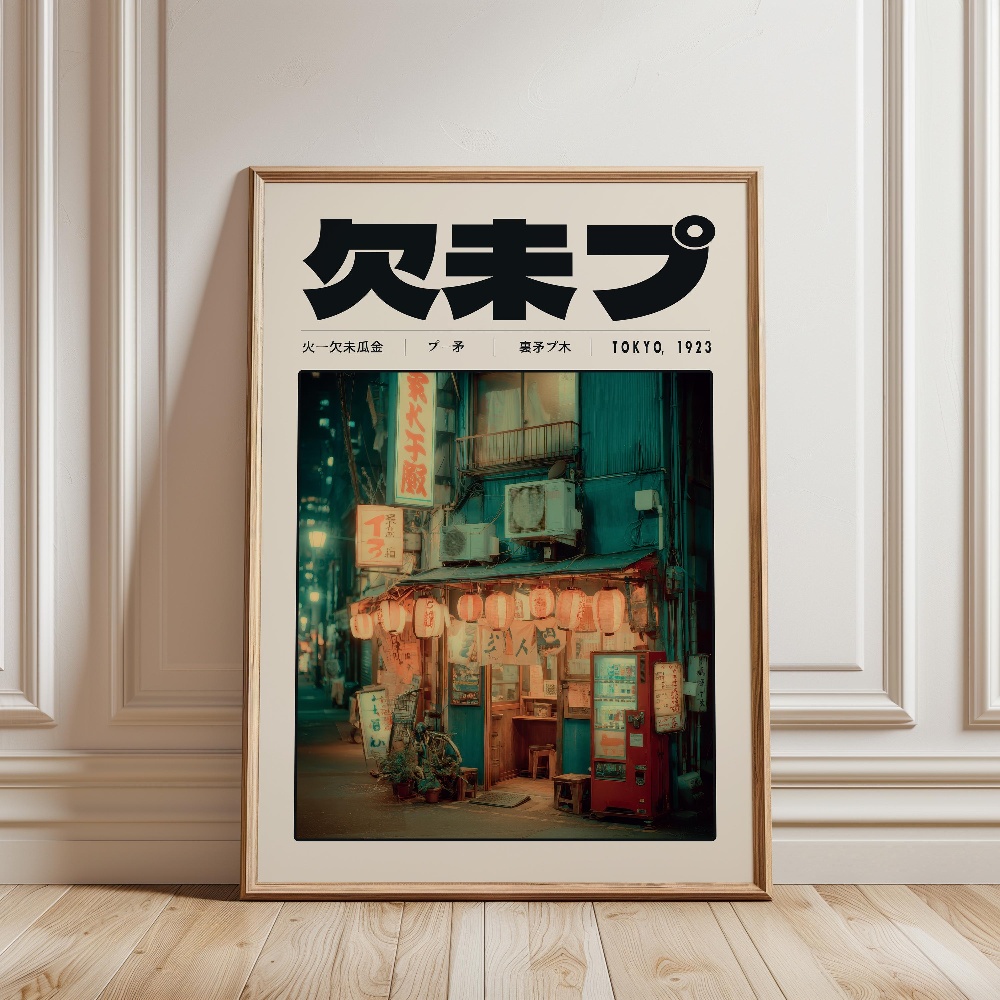 Pôster Retro Japonês Vaporwave - Japanese Tokyo Lifestyle avaliação e preço